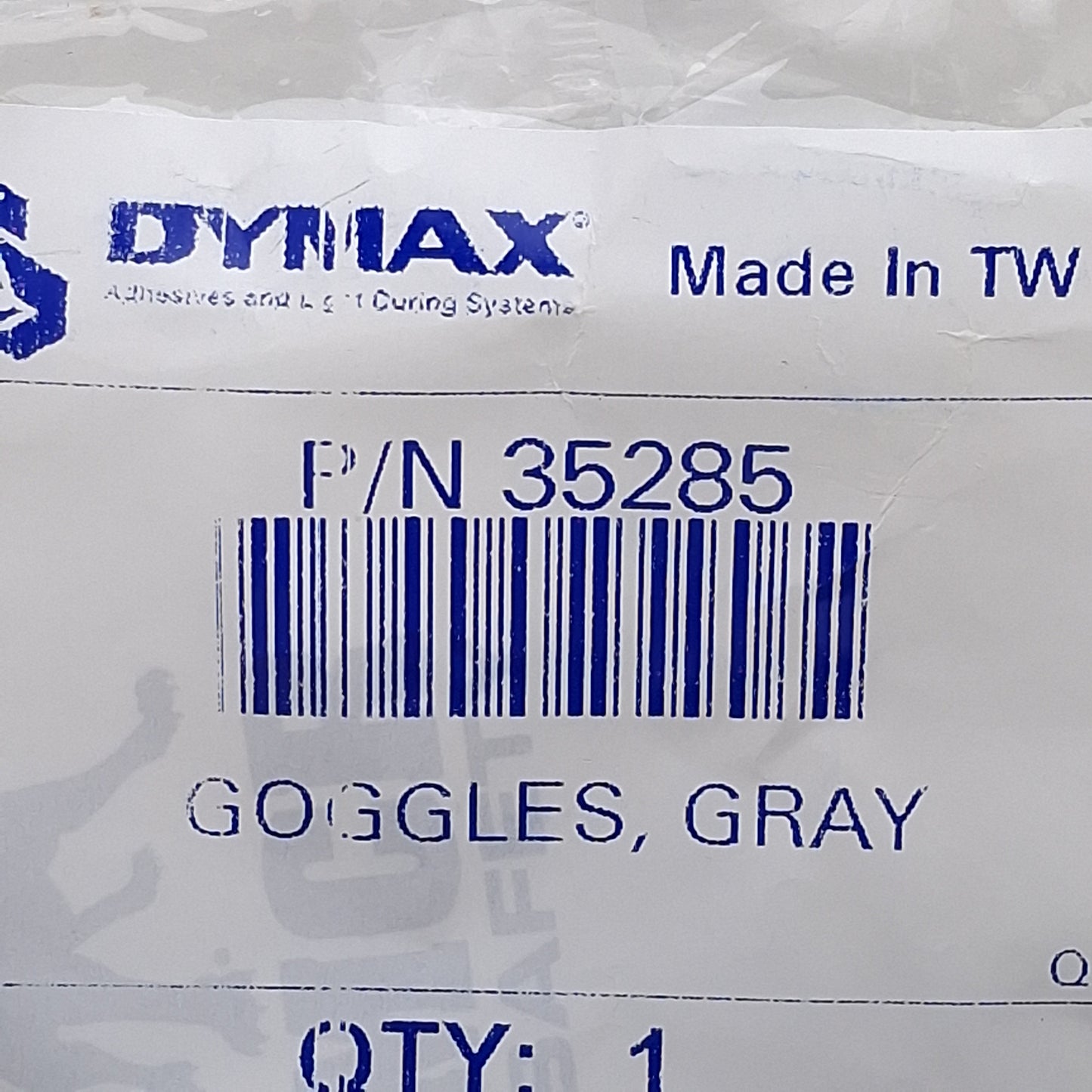 New Dymax 35285 UV Protective Gray Tinted Safety Goggles, 13VLT%, Duramass