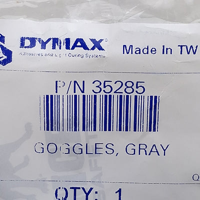 New Dymax 35285 UV Protective Gray Tinted Safety Goggles, 13VLT%, Duramass