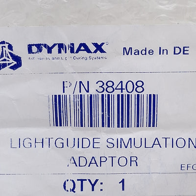 New Dymax 38408 Light Guide Simulation Adaptor, For UV Spot Curing Lamps, ø5mm Core