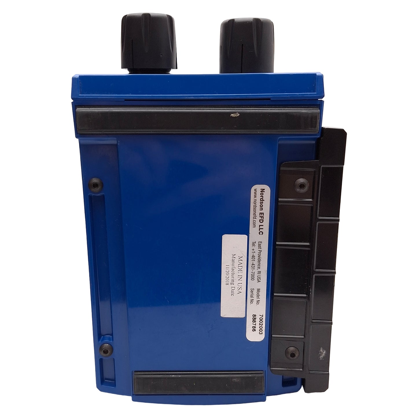 Used Nordson EFD 7002003 Ultimus II Fluid Dispenser w/ Foot Switch & Adapter, 0-15psi