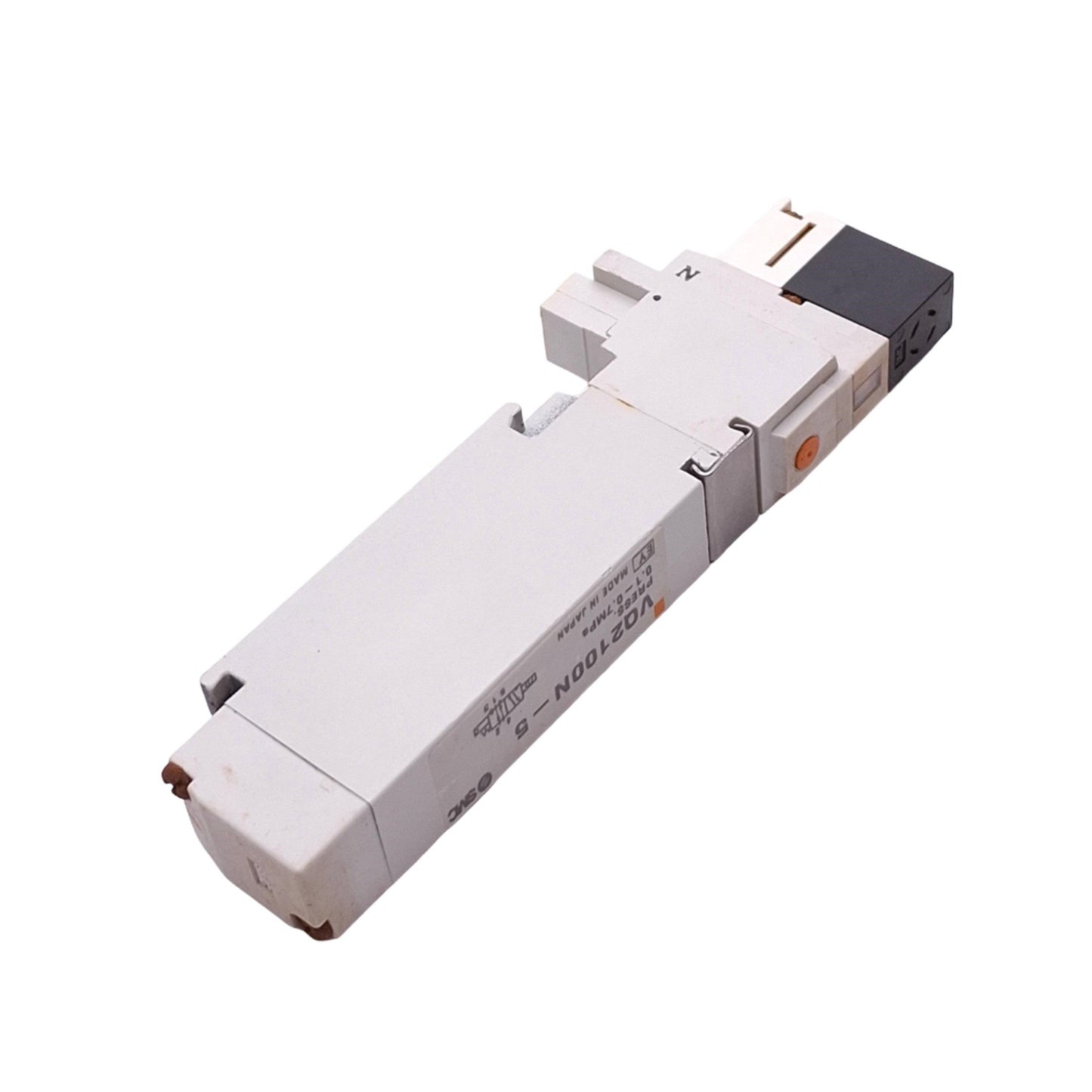 Used SMC VQ2100N-5 Solenoid Valve, 5-Port 2-Position, 0.1-0.7MPa, 24VDC Coil