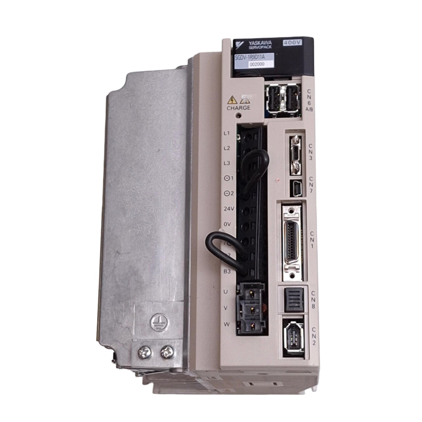 Used Yaskawa SGDV-1R9D11A SigmaV Servopack, 3-Phase 0-480VAC 0-300Hz, 500W Max