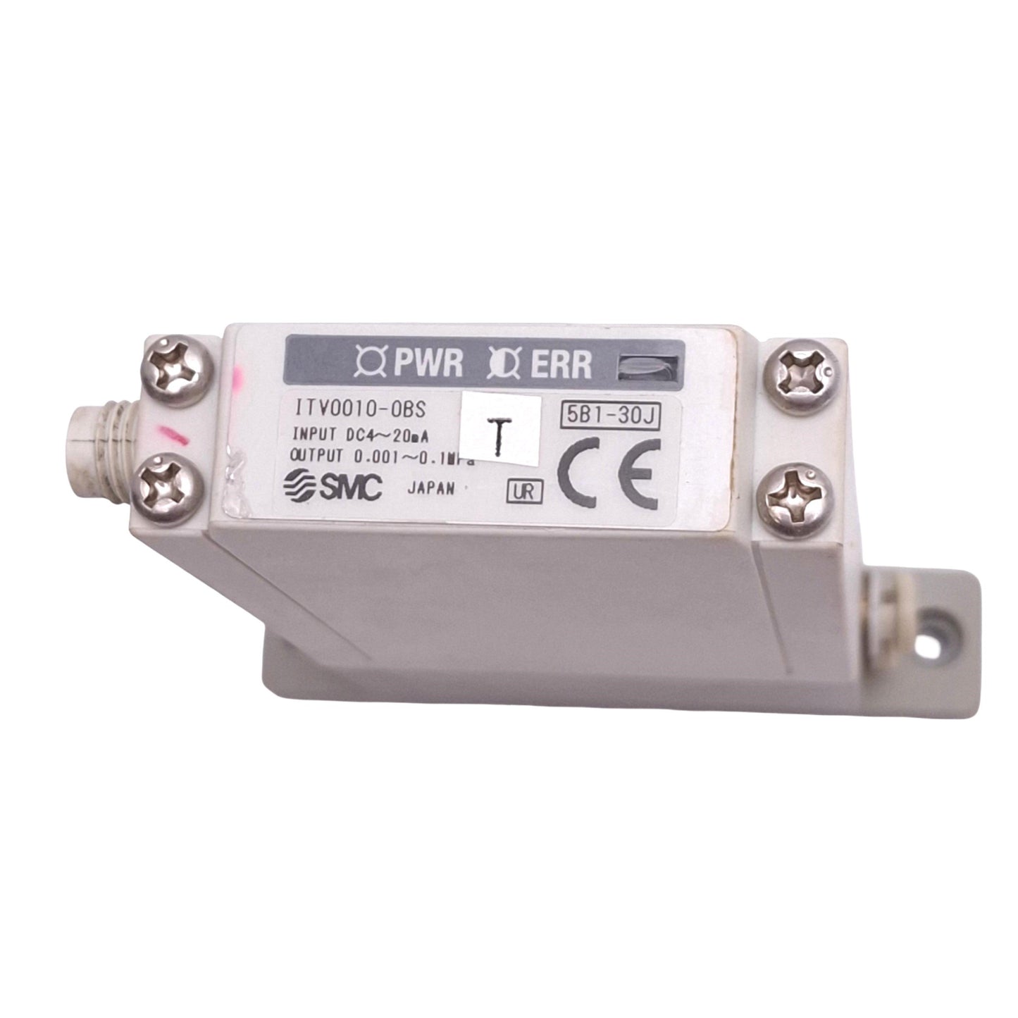 Used SMC ITV0010-0BS Electro-Pneumatic Regulator, 0.001-0.1MPa, 4-20mA, 24VDC