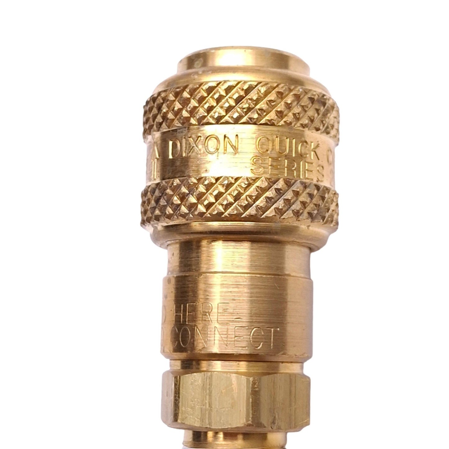 Used Dixon 2DM2-B Series 2D Quick Coupling, 1/4in NPTF Male, 0.98x2.34in, 300psi Max