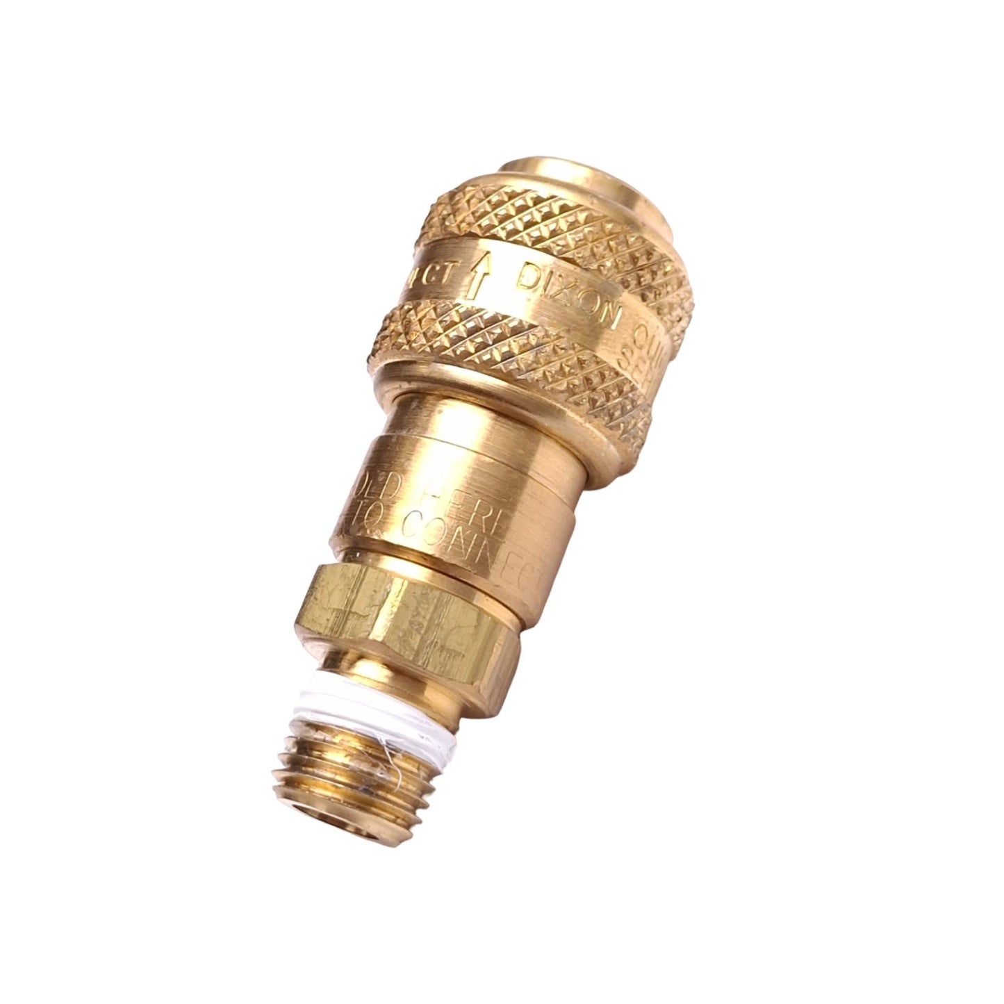 Used Dixon 2DM2-B Series 2D Quick Coupling, 1/4in NPTF Male, 0.98x2.34in, 300psi Max