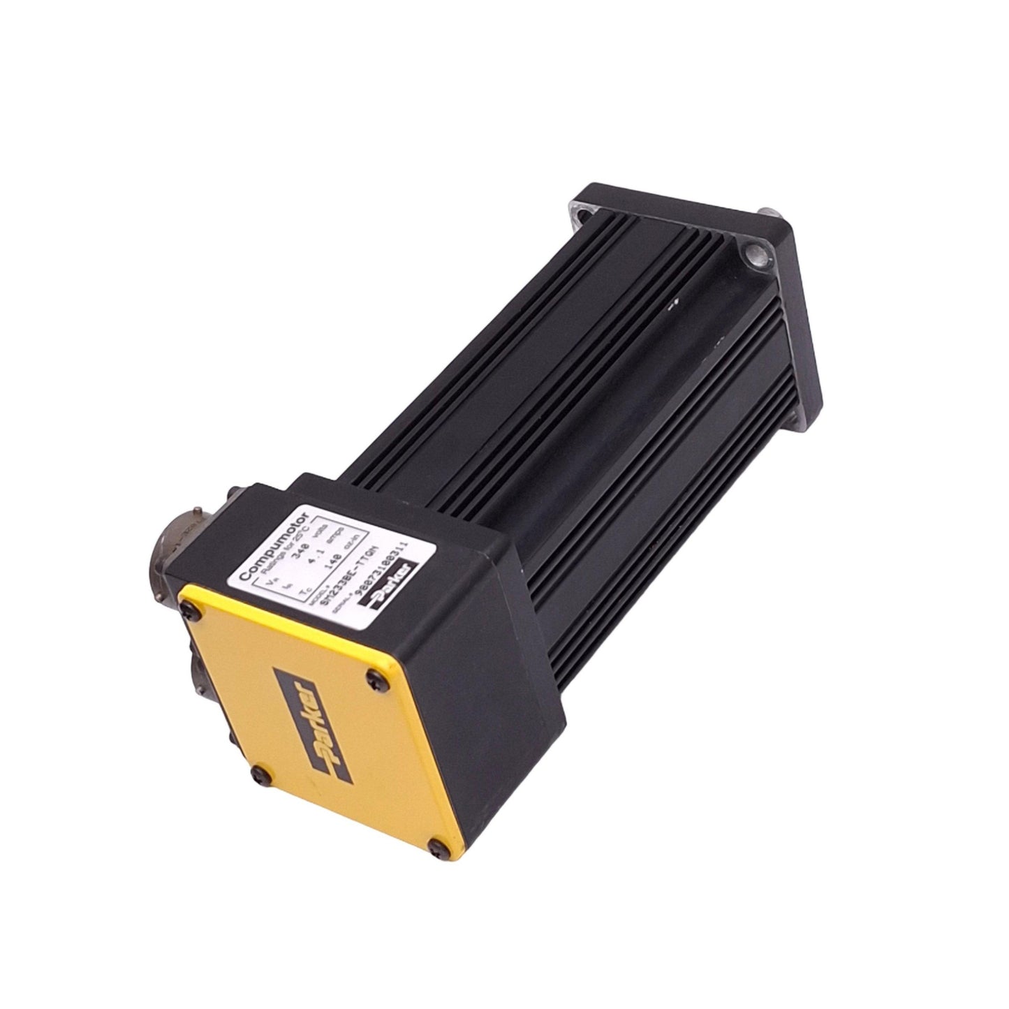 Used Parker Compumotor SM233BE-TTQN Brushless AC Servo Motor, 340V 4.1A, NEMA 23