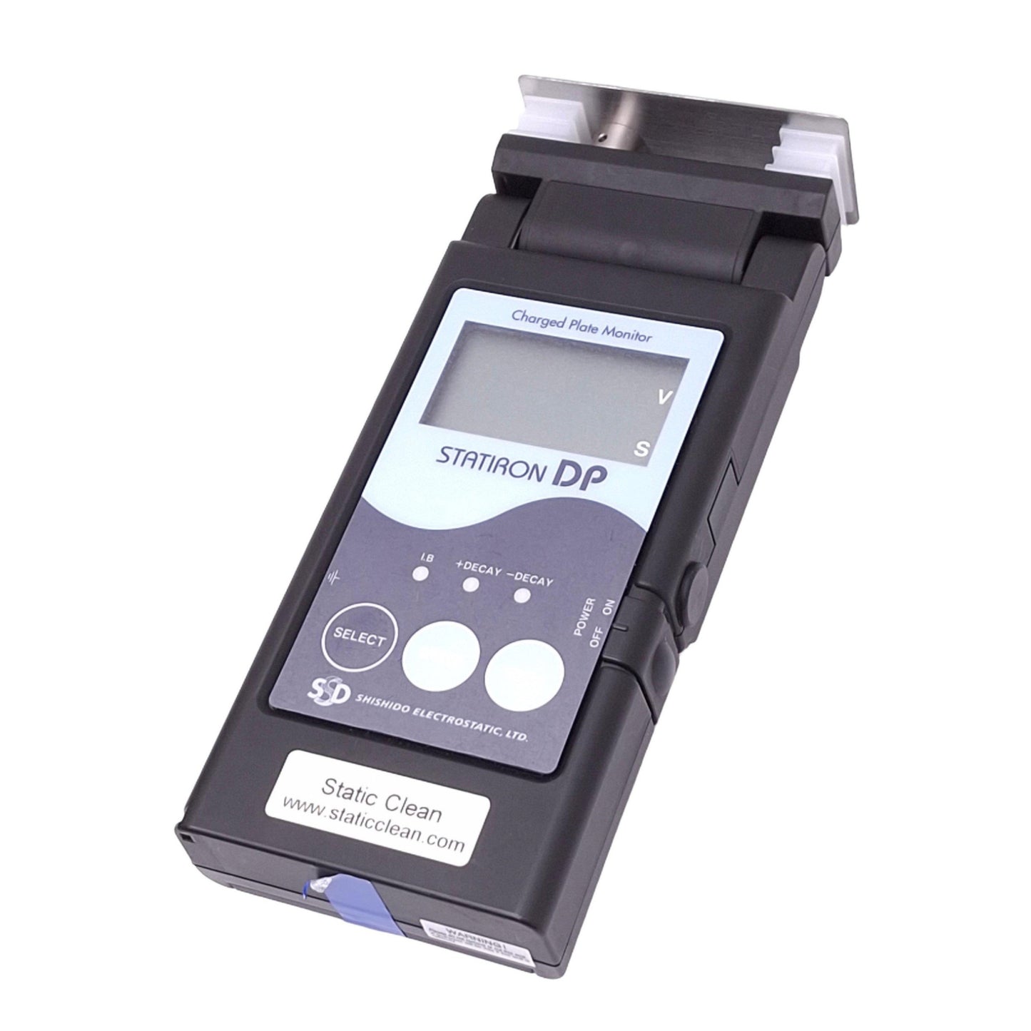 Used Shishido STATIRON DP Charged Plate Monitor, +-1999V, 0-99.9s, 10pF Max