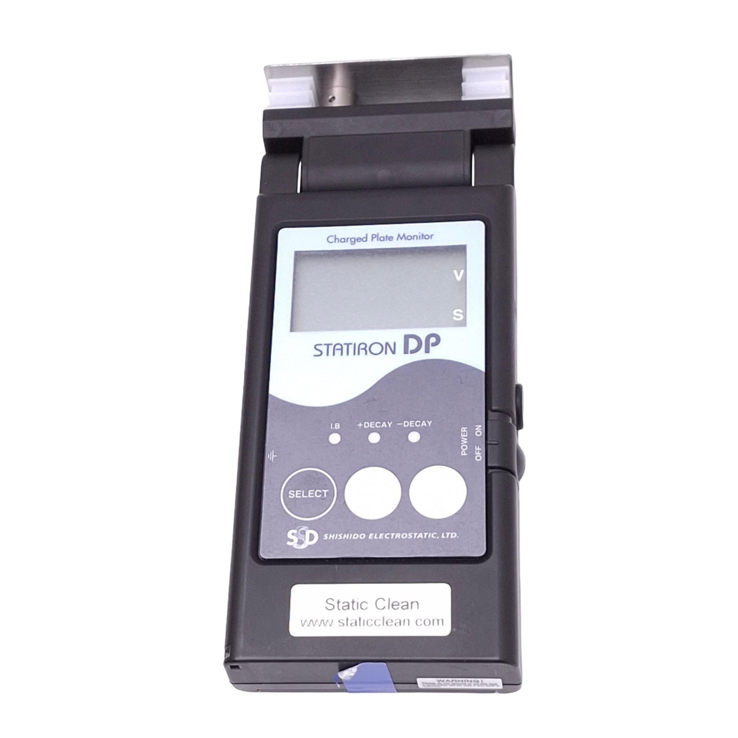 Used Shishido STATIRON DP Charged Plate Monitor, +-1999V, 0-99.9s, 10pF Max