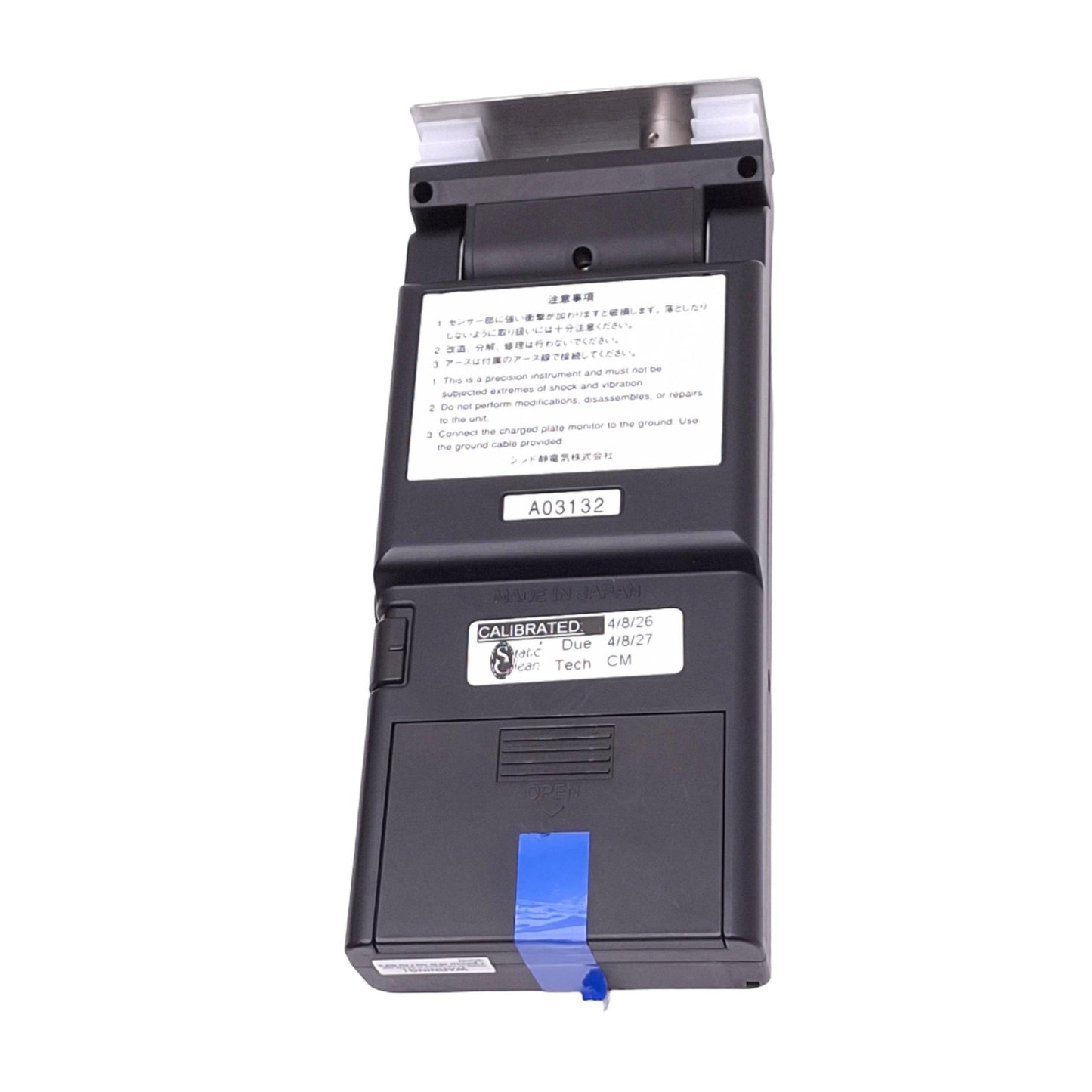 Used Shishido STATIRON DP Charged Plate Monitor, +-1999V, 0-99.9s, 10pF Max