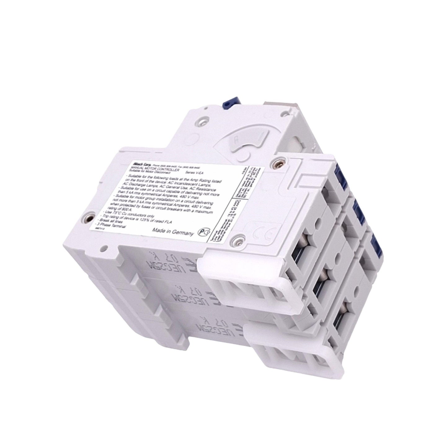 New Altech 3G25UM Circuit Breaker, 3-Pole, 25A, 480Y/277 VAC Max, DIN Rail