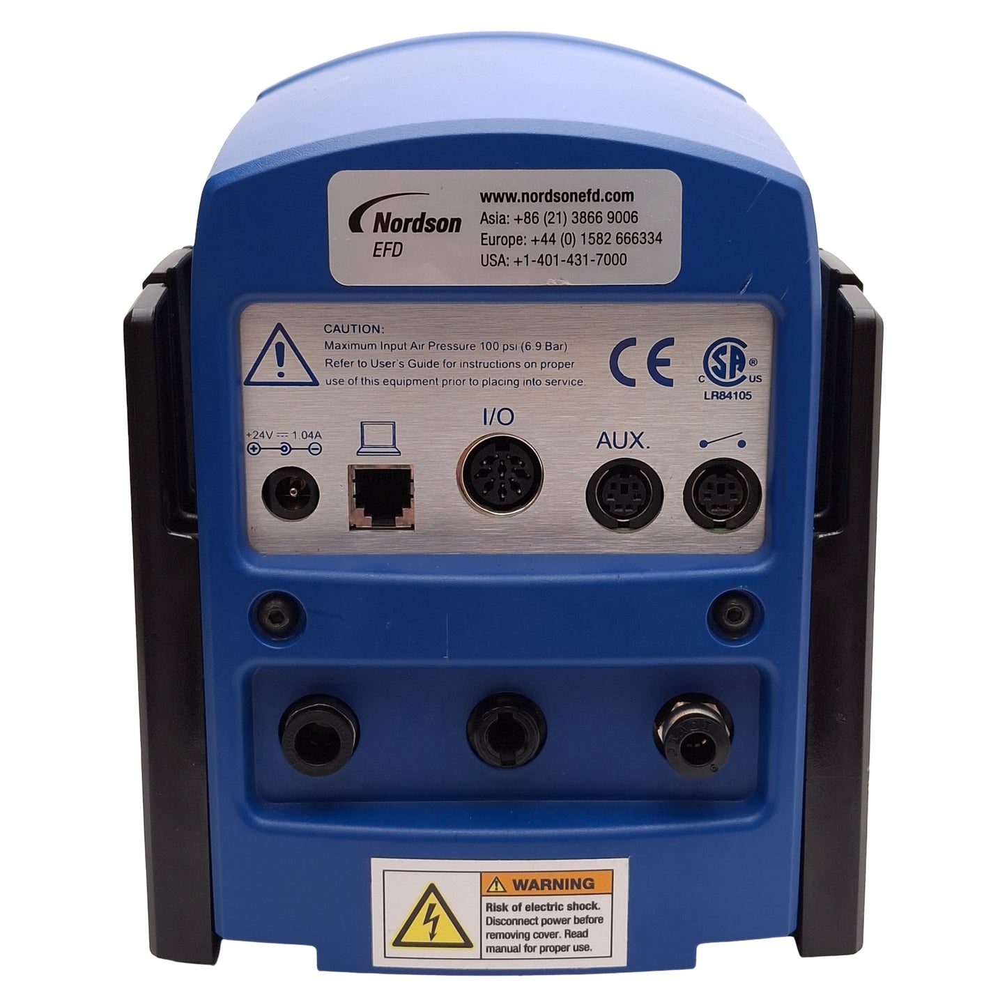 Used Nordson EFD 7002003 Ultra 2415 Fluid Dispenser w/ Foot Switch & Adapter 0-15psi