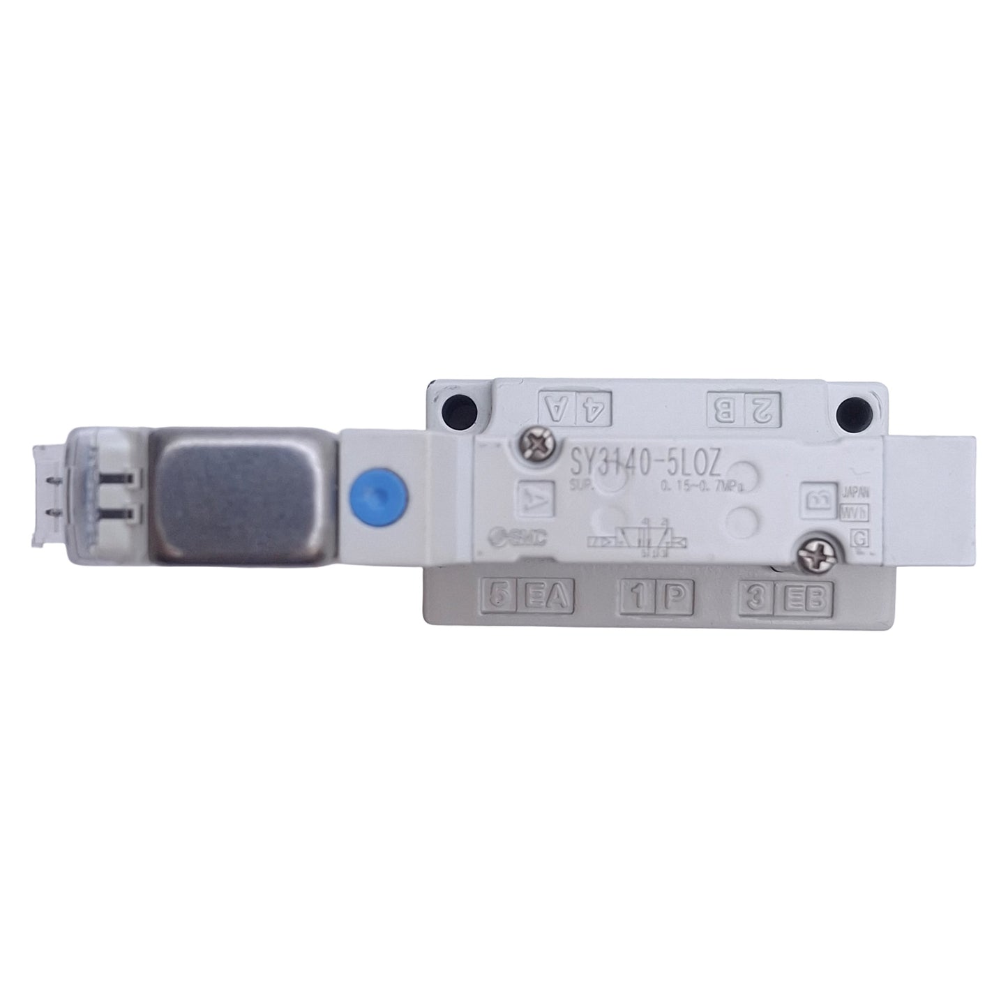Used SMC SY3140-5LOZ-01T Solenoid Valve, 5-Port 2-Position, 24VDC *Missing Lead Wire*