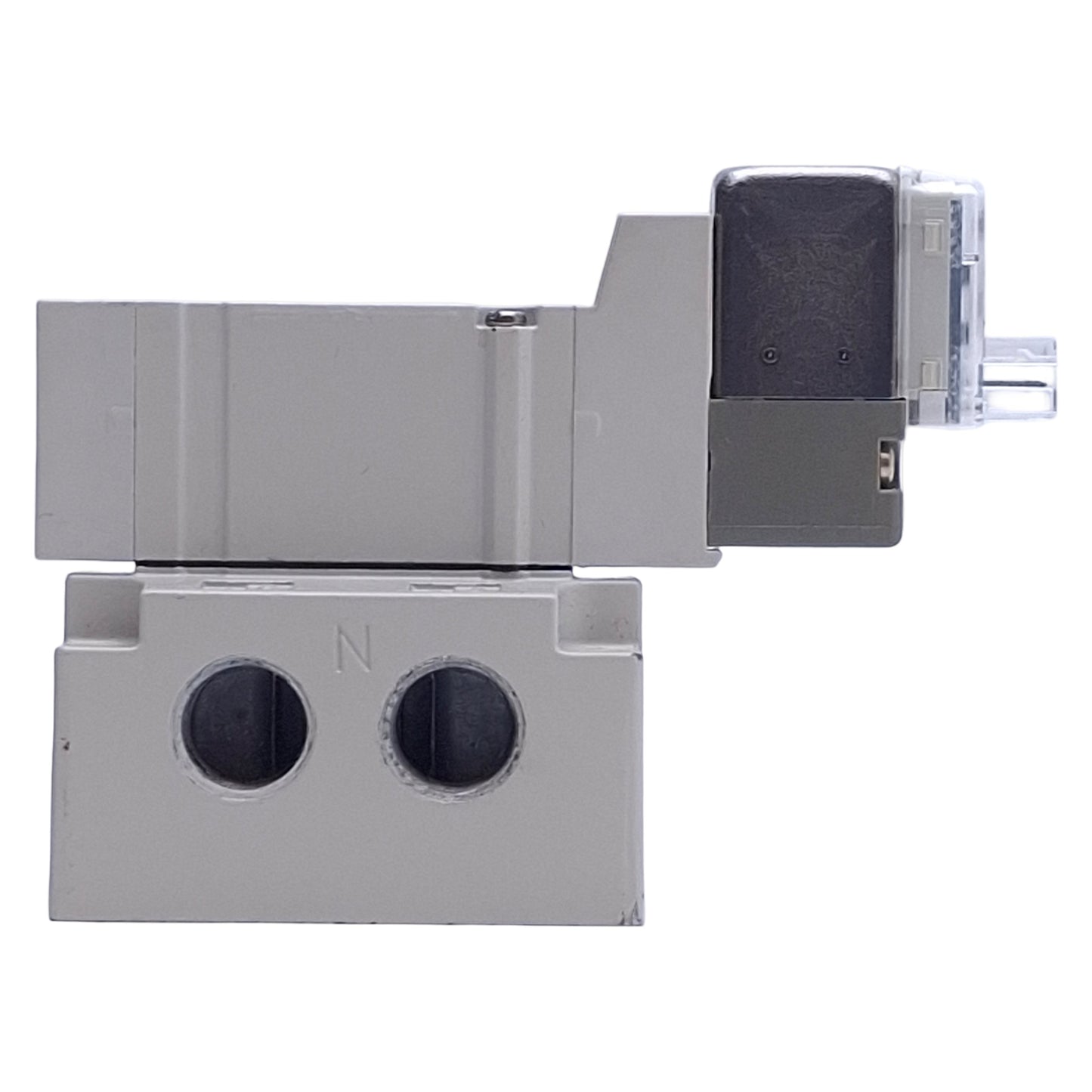 Used SMC SY3140-5LOZ-01T Solenoid Valve, 5-Port 2-Position, 24VDC *Missing Lead Wire*