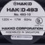Used Hakko 493-10 Benchtop Smoke Absorber w/Filter 120VAC, 0.93/1.07m³/minute Volume