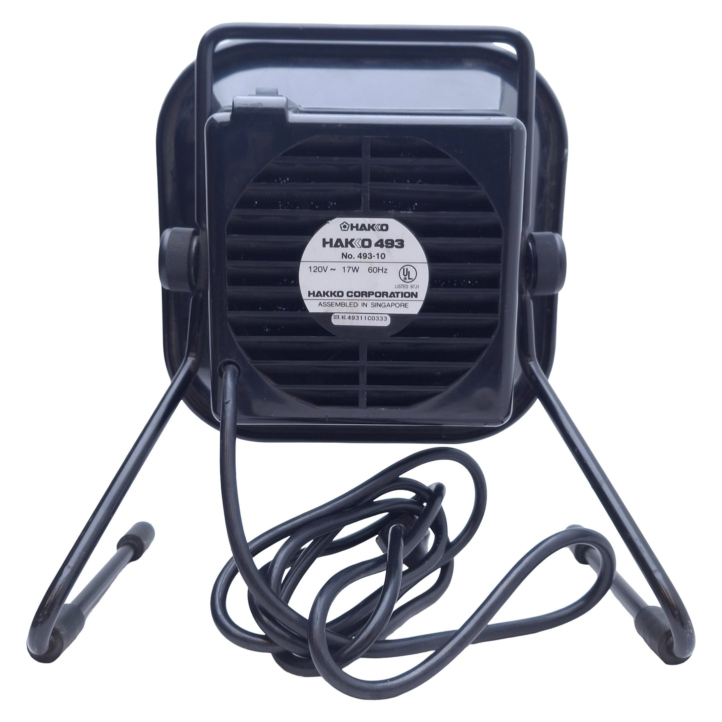Used Hakko 493-10 Benchtop Smoke Absorber w/Filter 120VAC, 0.93/1.07m³/minute Volume