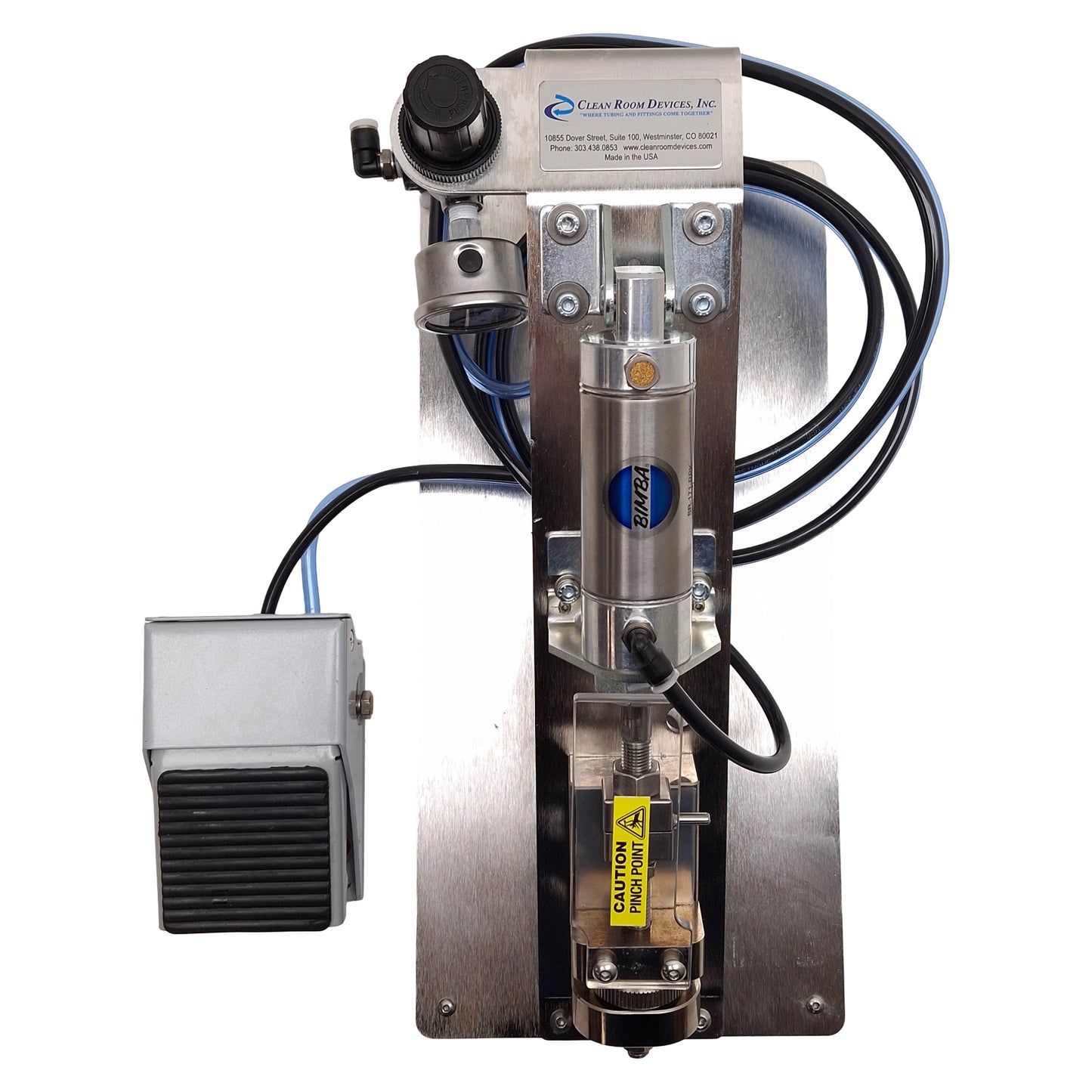 Used Clean Room Devices CRD200SS Tubing Expander, ø0.04-0.50in ID, 80-120psi, A85/D35