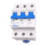 New – Open box Altech 3DU3R Circuit Breaker, 3-Pole, 3A, D-Curve, 480Y/277VAC Max, DIN Rail