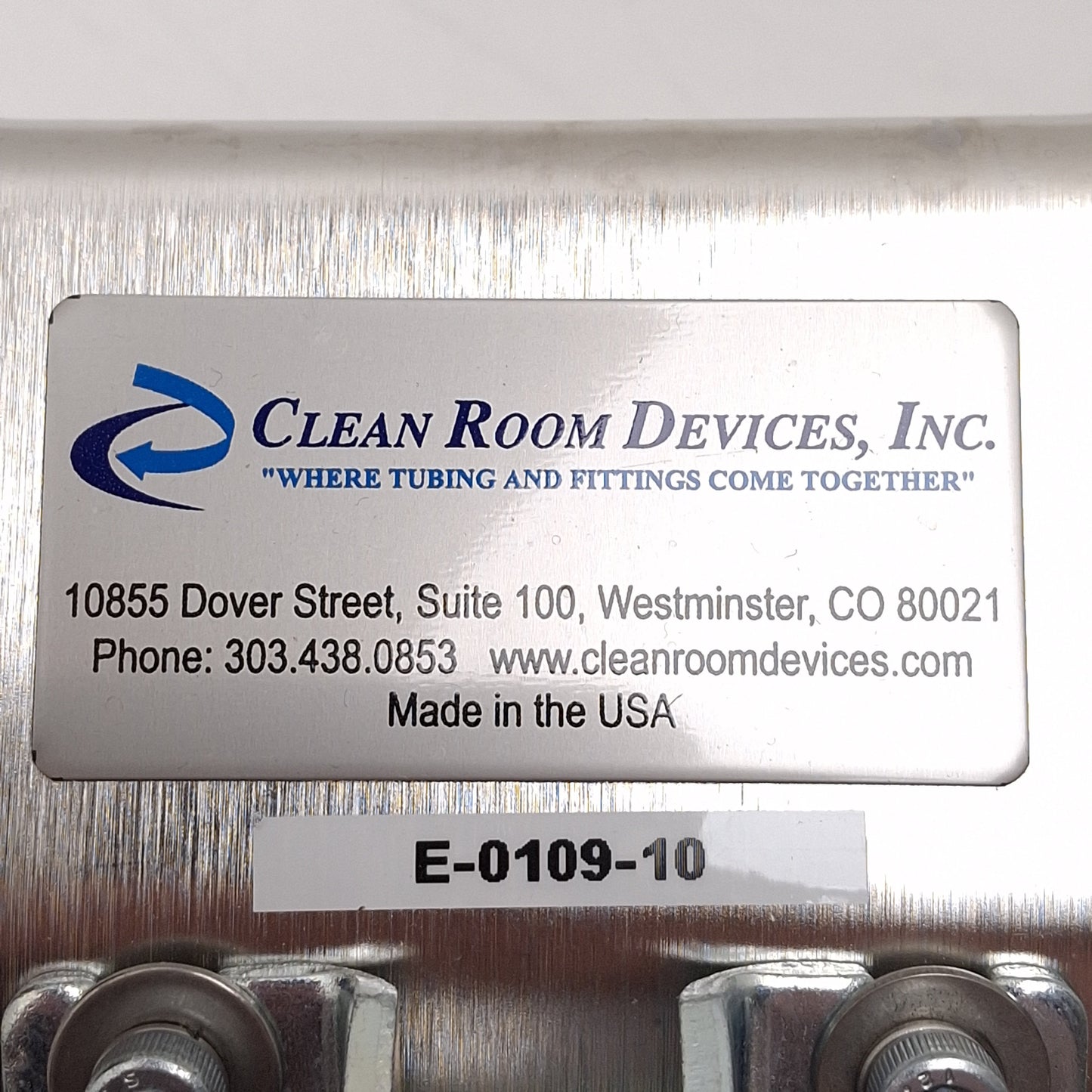 Used Clean Room Devices CRD200SS Tubing Expander, 80-120psi, ø0.04-0.50in ID, A85/D35