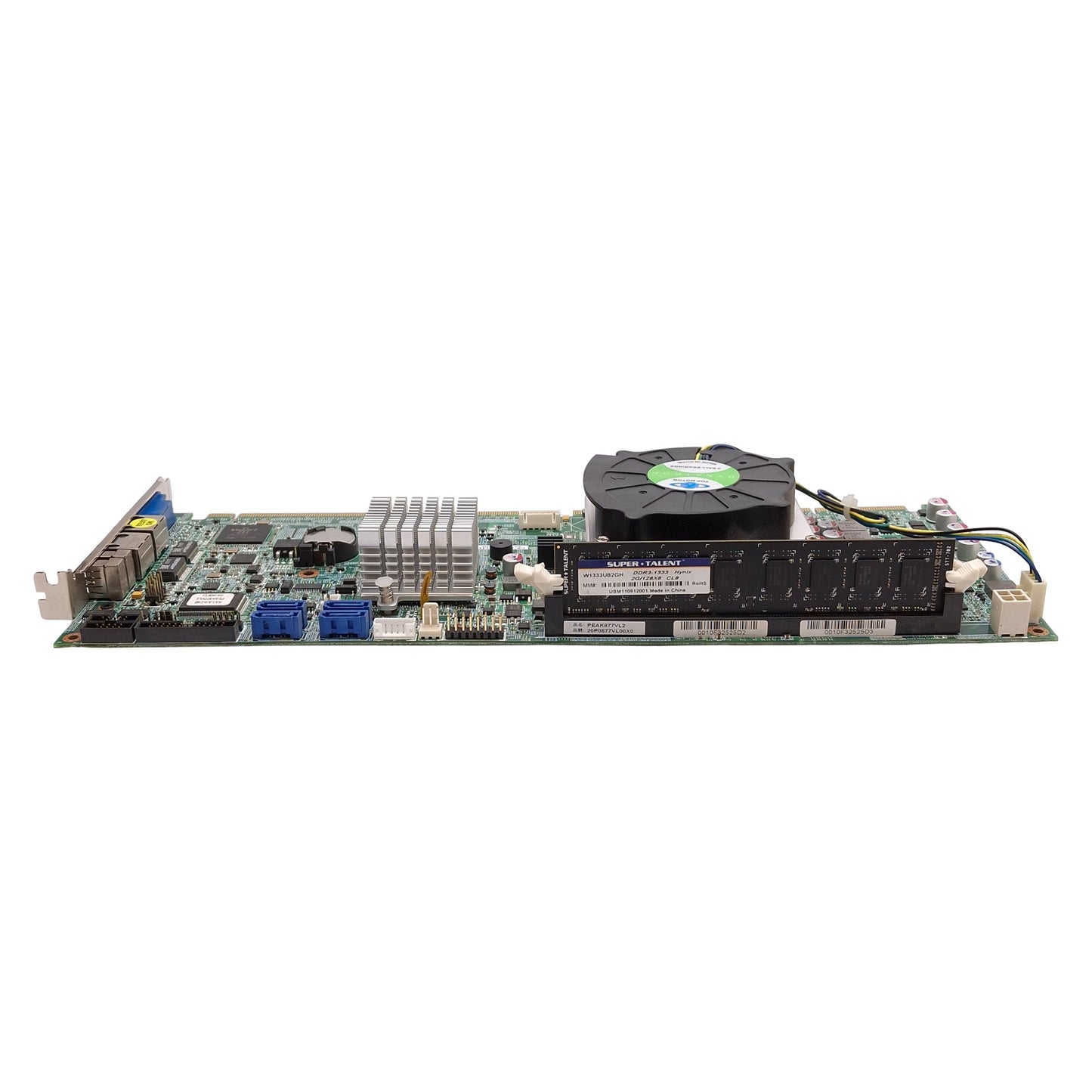 Used PEAK 876VL2 Rev D Industrial Motherboard & CPU Intel i7-870 2.93Ghz RAM 2GB DDR3