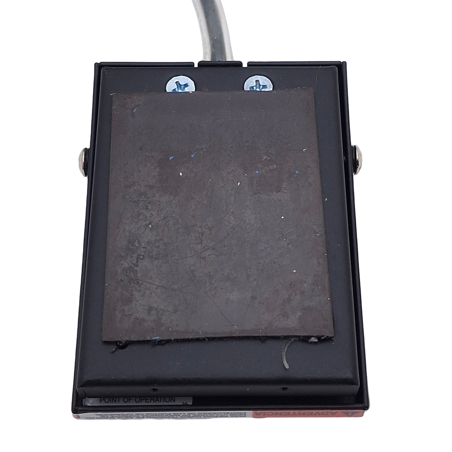 Used Linemaster T-91-PS Momentary Foot Pedal Switch, SPDT, 3A 30VAC, 1/4" Mono Plug