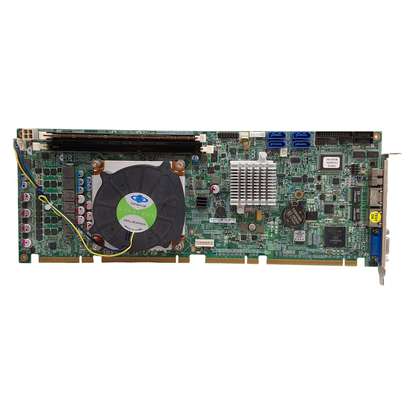 Used PEAK 876VL2 Rev D Industrial Motherboard & CPU Intel i7-870 2.93Ghz RAM 4GB DDR3