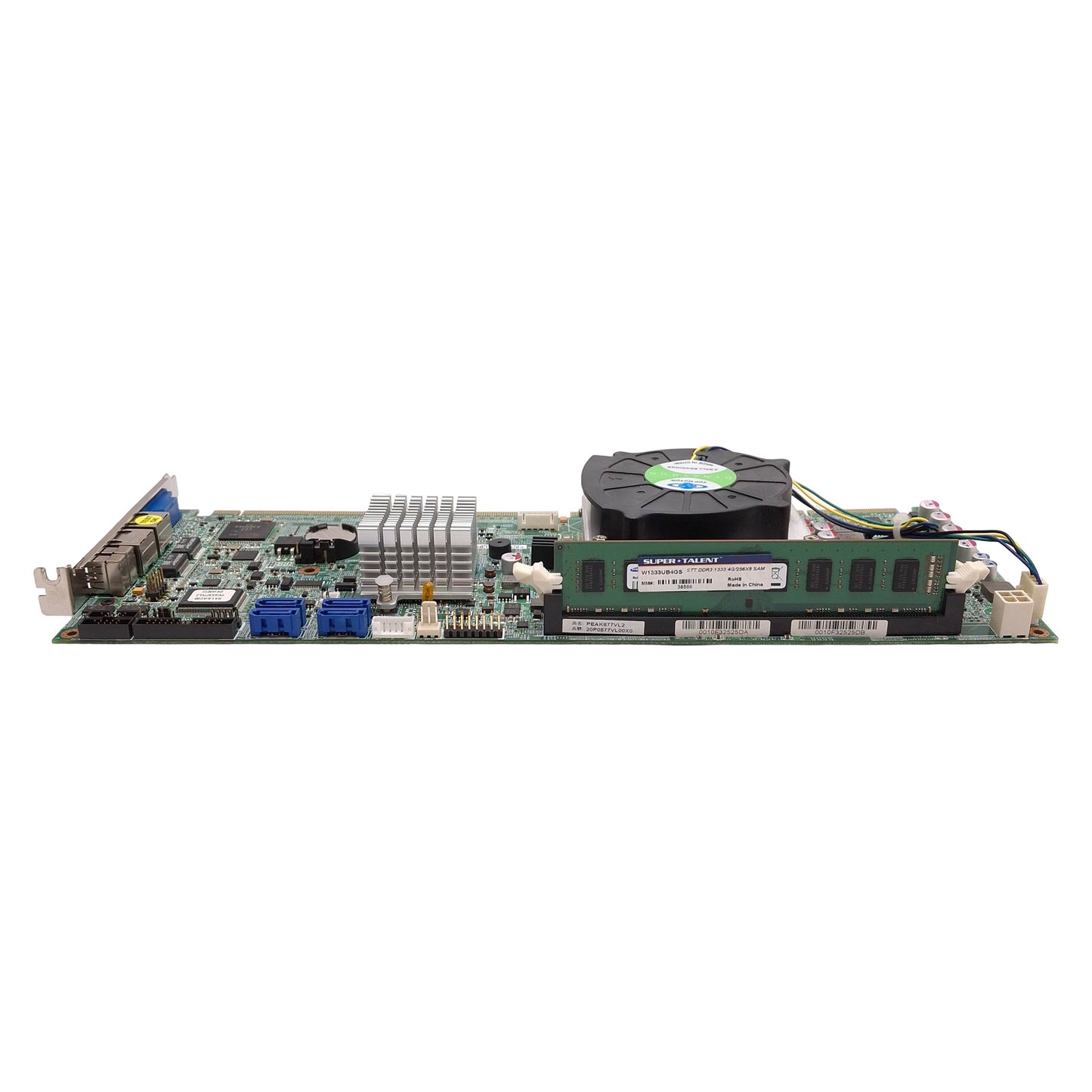 Used PEAK 876VL2 Rev D Industrial Motherboard & CPU Intel i7-870 2.93Ghz RAM 4GB DDR3