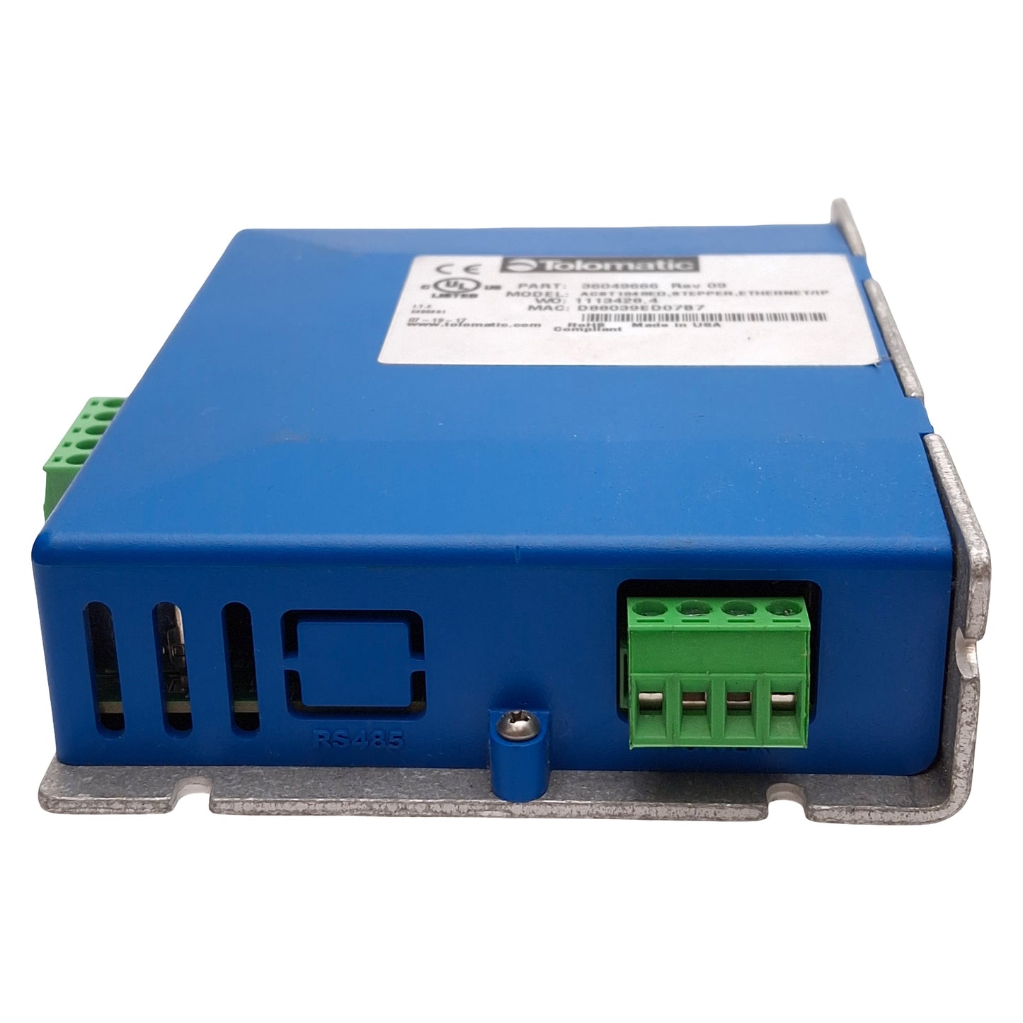 Used Tolomatic 36049666 ACST1048ED Stepper Drive/Controller, Ethernet/IP, 10A 48VDC