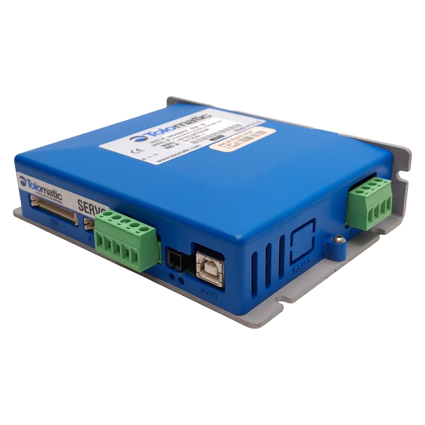 Used Tolomatic 36049662 ACSV2048ED Servo Drive/Controller, Ethernet/IP, 10A 10-60VDC