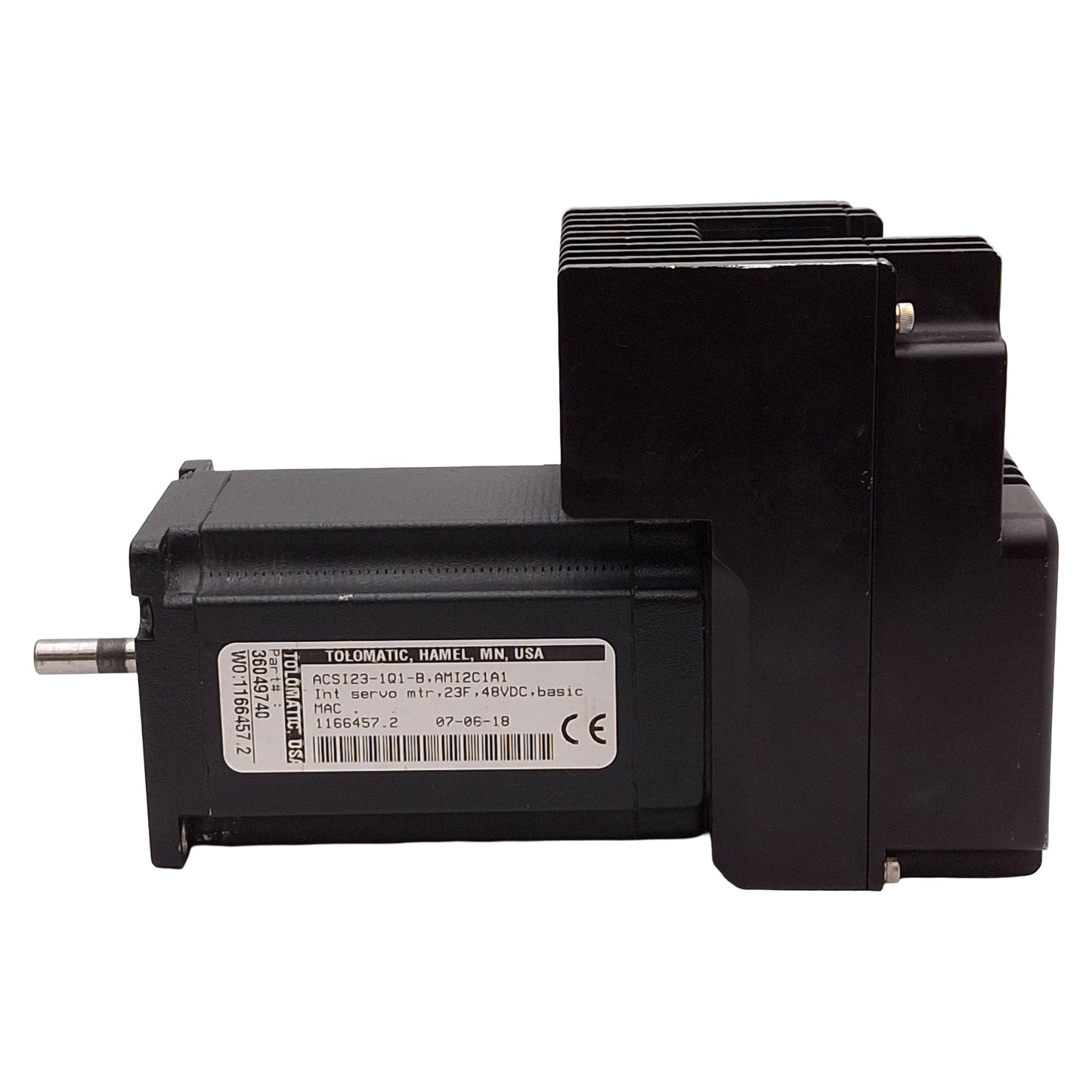Used Tolomatic 36049740 ACSI23-1Q1-B Integrated Servo Motor/Drive/Controller, 48VDC