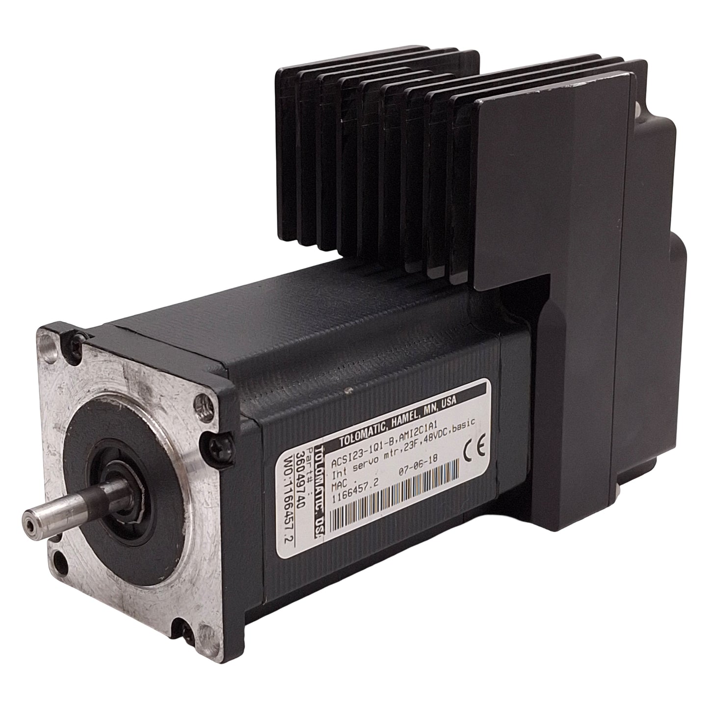 Used Tolomatic 36049740 ACSI23-1Q1-B Integrated Servo Motor/Drive/Controller, 48VDC