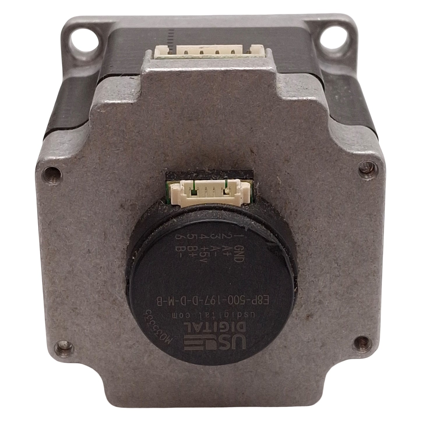 Used Moons 23HS1034-01E Stepper Motor, 1.8°, 2.1A, 500ppr, ø1/4in Shaft, NEMA 23