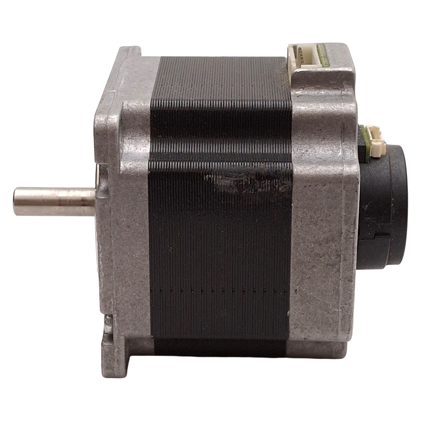 Used Moons 23HS1034-01E Stepper Motor, 1.8°, 2.1A, 500ppr, ø1/4in Shaft, NEMA 23