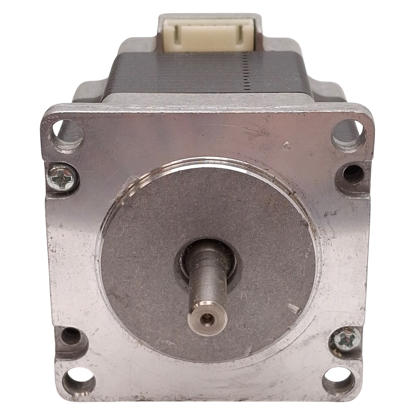 Used Moons 23HS1034-01E Stepper Motor, 1.8°, 2.1A, 500ppr, ø1/4in Shaft, NEMA 23