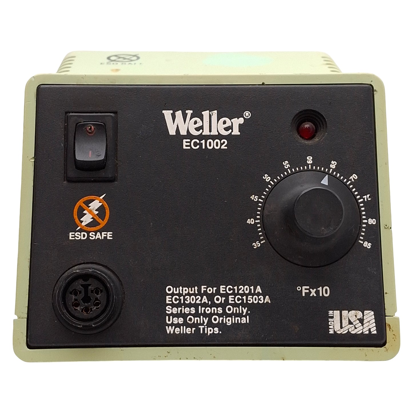Used Weller EC1002S-0 Soldering Station Power Supply Unit, 60W 24VAC OUT, 120VAC IN