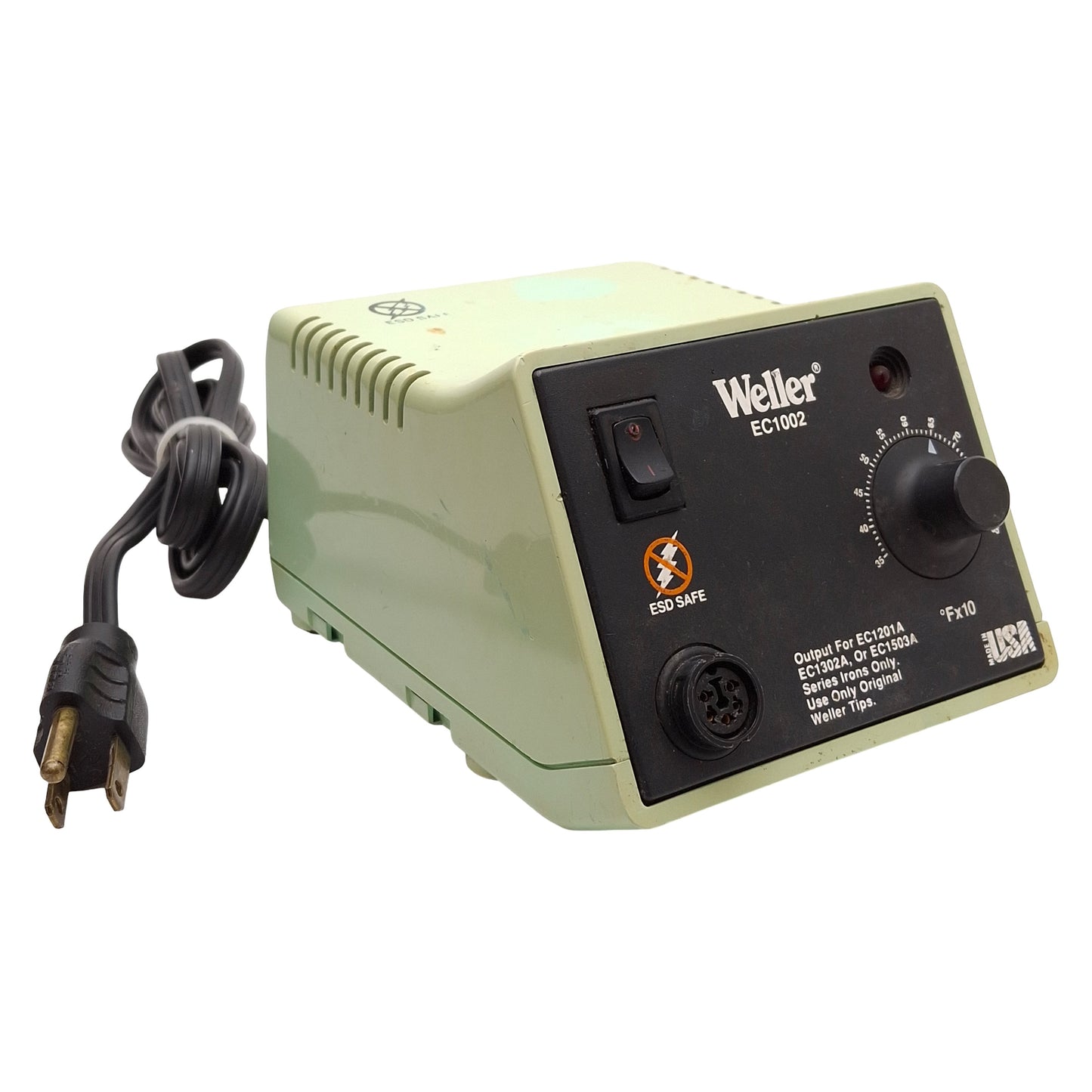 Used Weller EC1002S-0 Soldering Station Power Supply Unit, 60W 24VAC OUT, 120VAC IN
