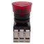 Used Baco L22EM10-3EARL11 Red Twist-Release E-Stop Pushbutton, 1NO+1NC, 24VAC/DC Lamp