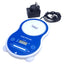 Used Cole Parmer 84003-71 Ultra-Thin Magnetic Stirrer w/Stir Bar 20-1500rpm, 12VDC