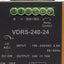 Used CUI Inc VDRS-240-24 PLC Power Supply, 240W 10A 24VDC Output, 100-240VAC Input