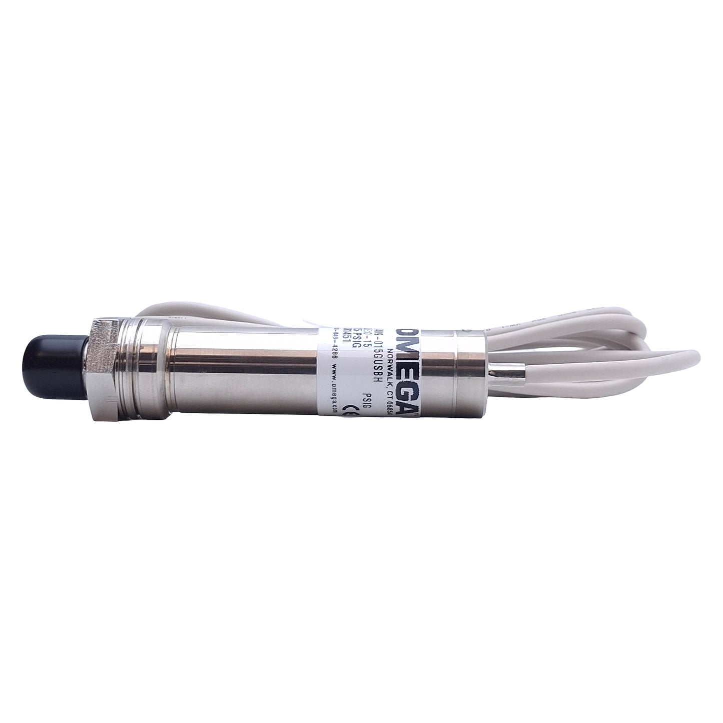 New Omega PX409-015GUSBH Pressure Transmitter 0-15psi Range, 1/4 NPT Port, USB, 2m