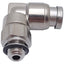 New Lot of 2 SMC KQG2L23-M5 One-Touch Elbow Fitting 90°, M5x0.8 to ø3.2mm Tube, 1MPa