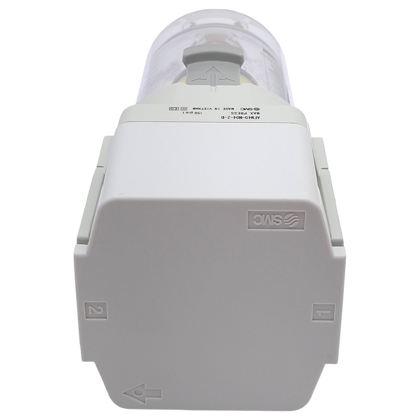 New SMC AFM40-N04-Z-D Coalescing Mist Separator Filter, 1/2in NPT, 0.3µm, 150psi
