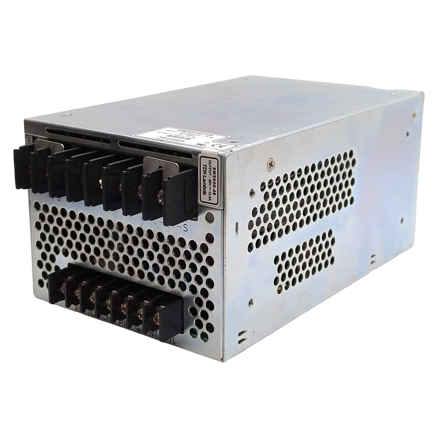 Used TDK-Lambda SWS600-48 DC Power Supply, 600W 48VDC 12.5A Output, 100-240VAC Input