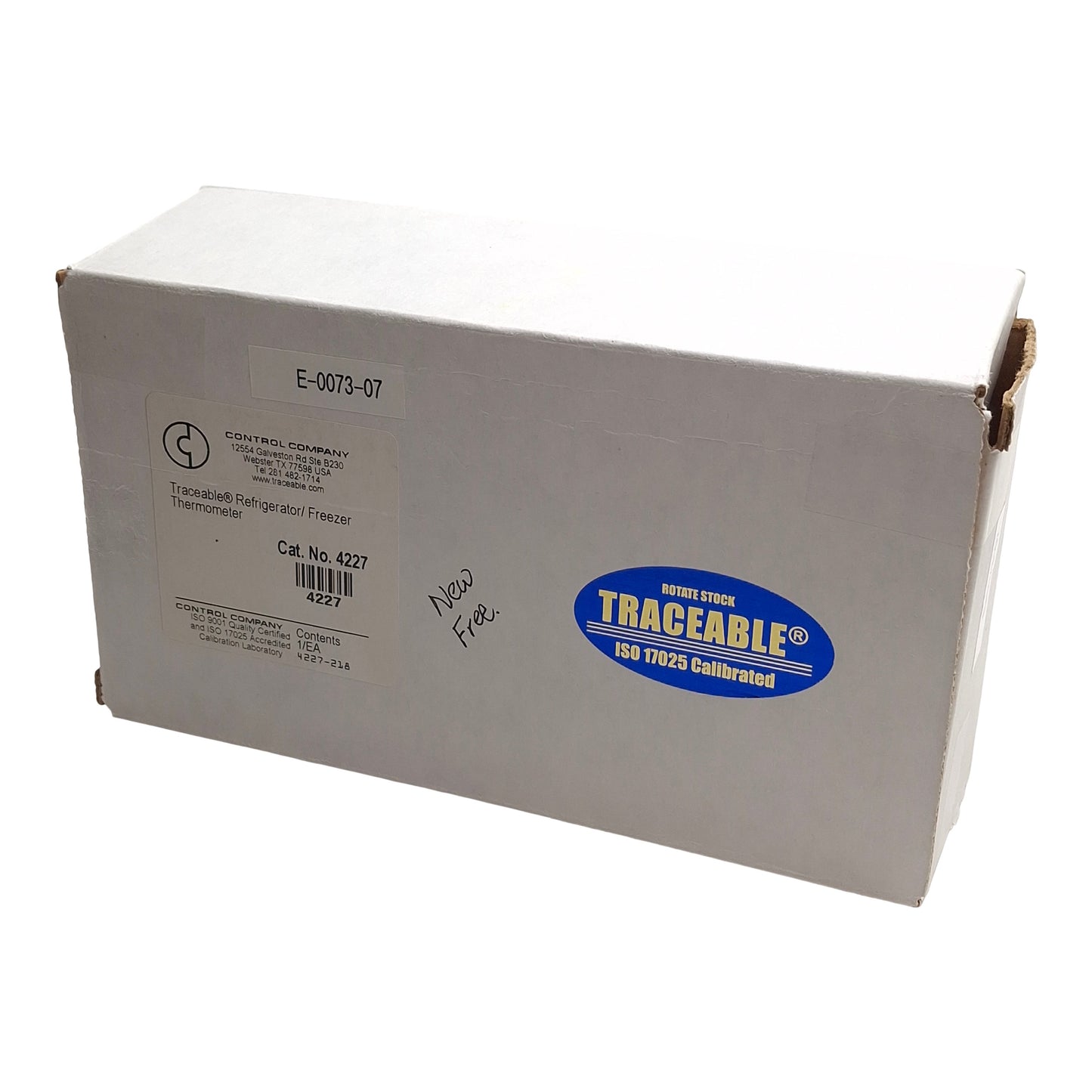 New – Open box Control Company 4227 Traceable Refrigerator/Freezer Thermometer, -58 to 158°F