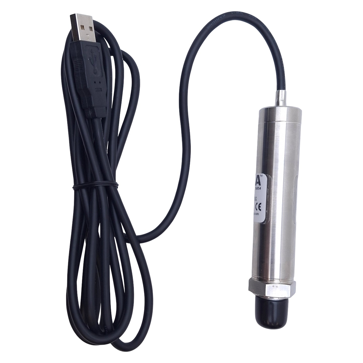 New Omega PX409-100GUSBH Pressure Transmitter 0-100psi Range, 1/4 NPT Port, USB, 2m