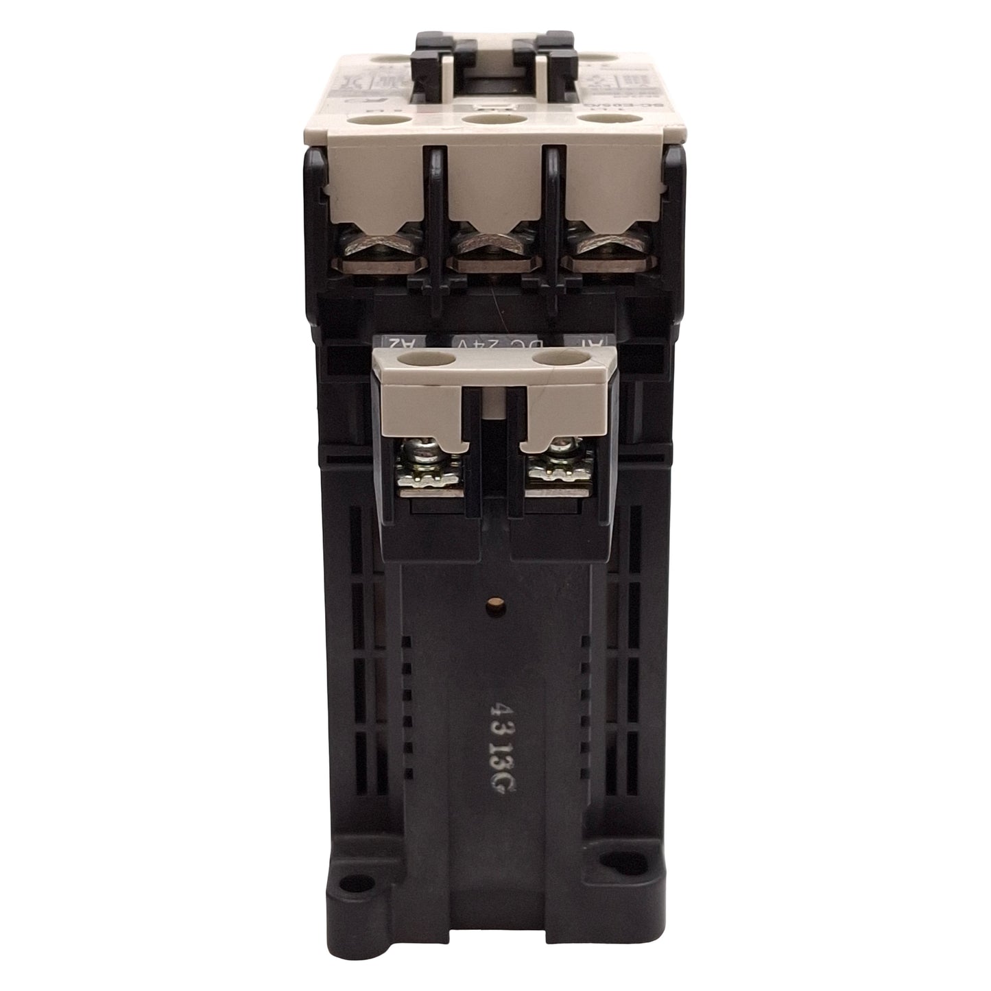 Used Fuji Electric SC-E05/G Contactor, 3-Pole, 15HP @ 3Ø 600VAC, DIN Rail, 24VDC Coil