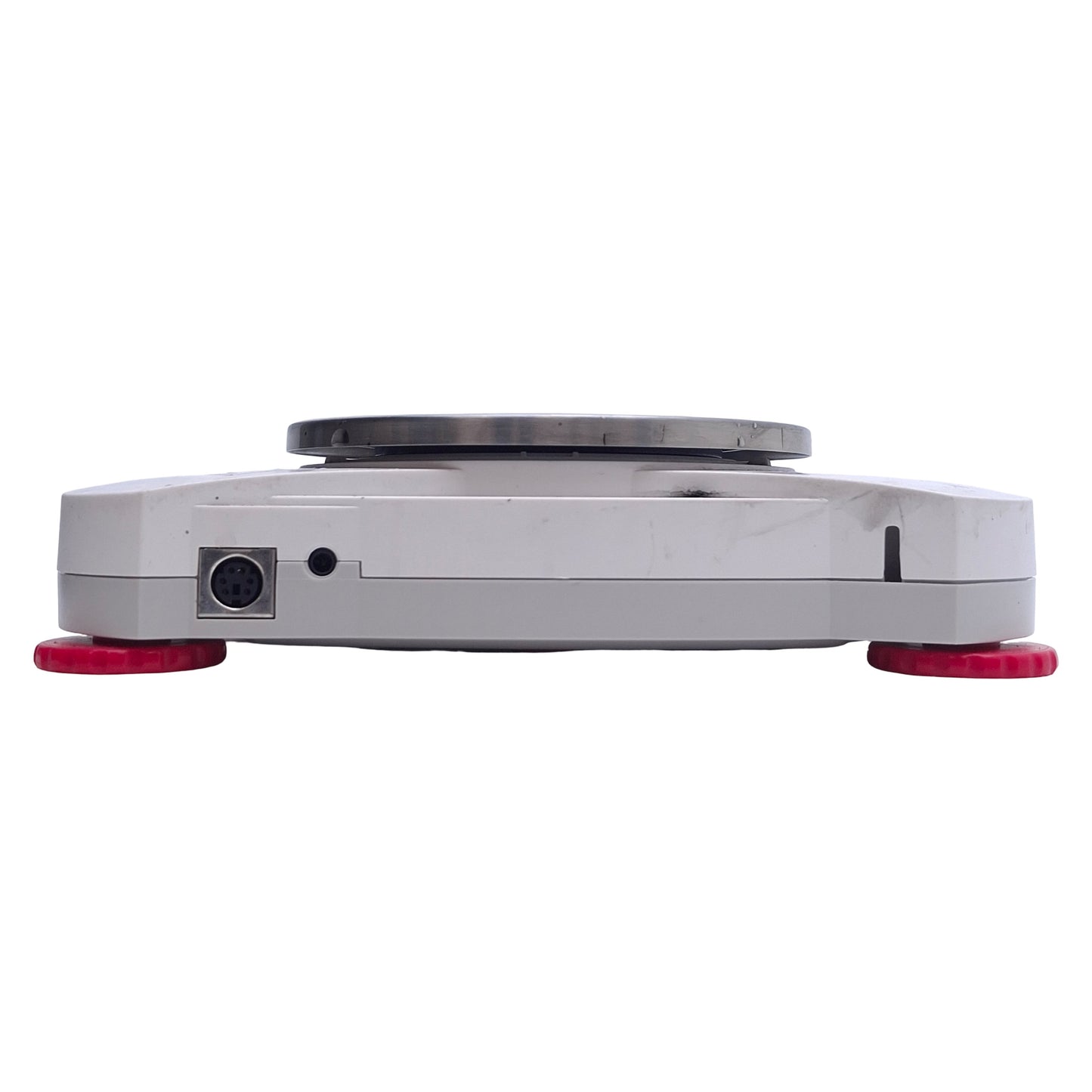 Used Ohaus SPX222 Scout Portable Balance, 220g Capacity, 5VDC, ø4.7in Pan, 22mm digit