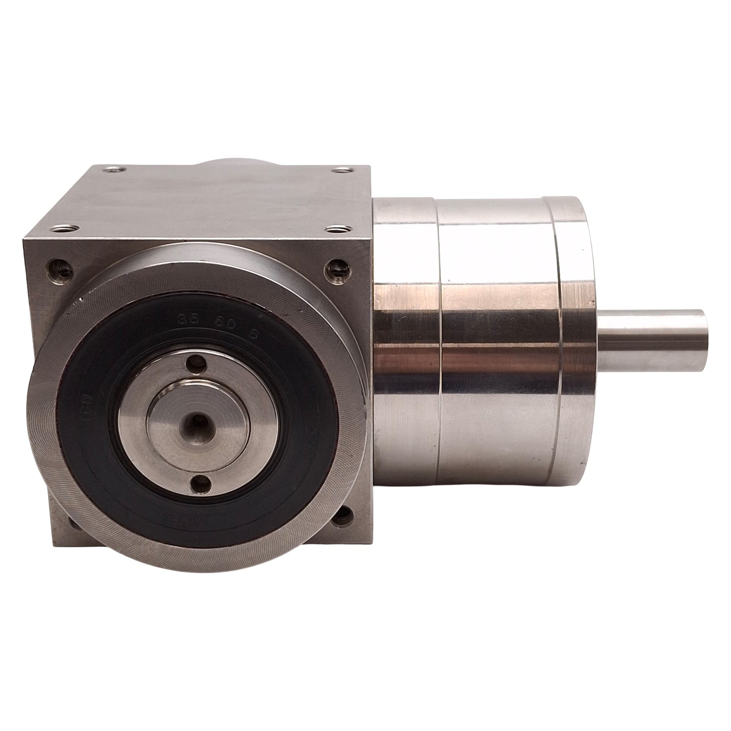 Used Apex Dynamics AT075L1(LF)-S1 Right Angle 1:1 Gearbox, 45Nm, 6500rpm, ø16mm Shaft