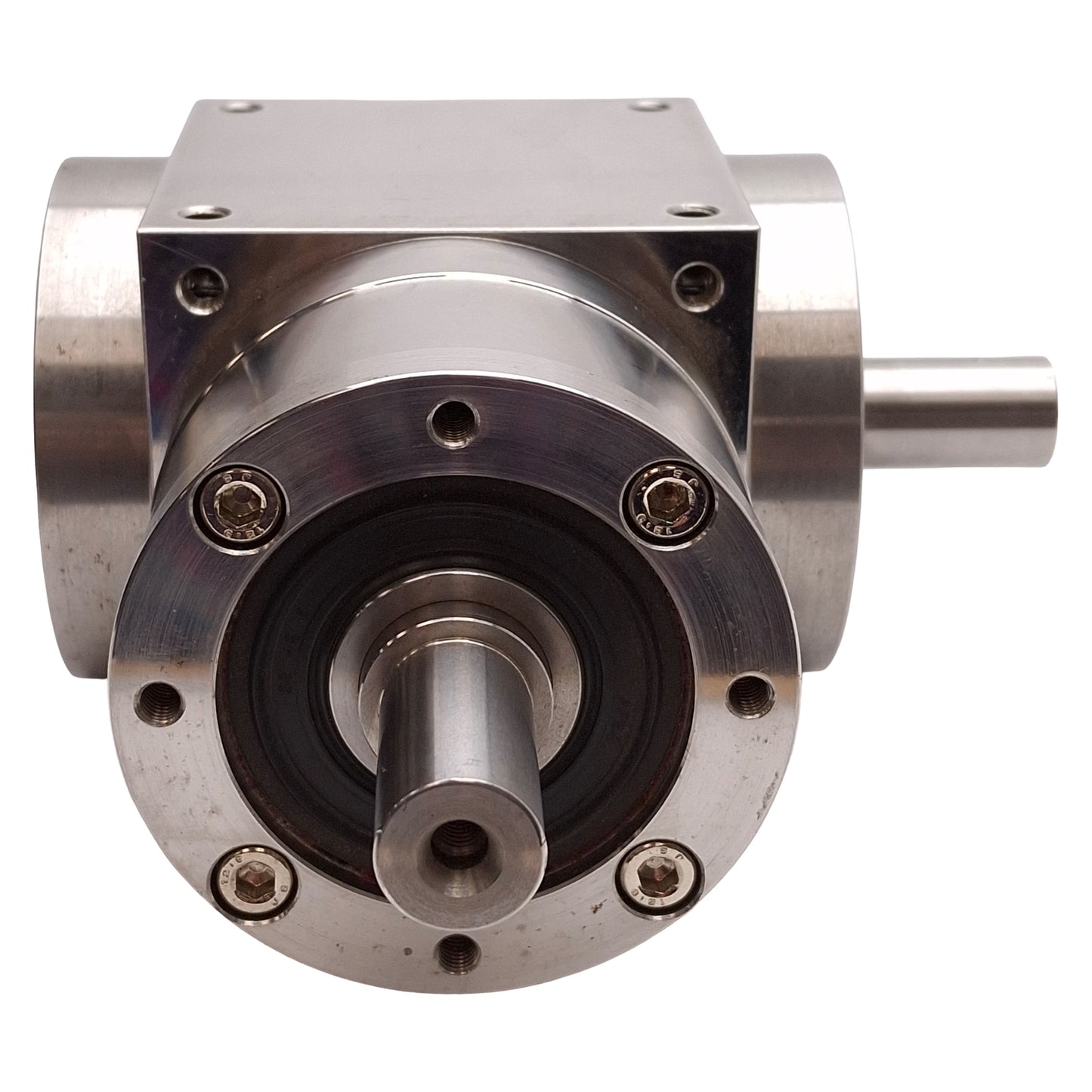 Used Apex Dynamics AT075L1(LF)-S1 Right Angle 1:1 Gearbox, 45Nm, 6500rpm, ø16mm Shaft