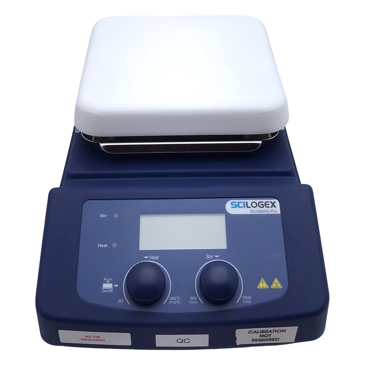 Used SCILOGEX SCI380HS-Pro LCD Digital Magnetic Hotplate-Stirrer, 5.5 x 5.5in, 380°C
