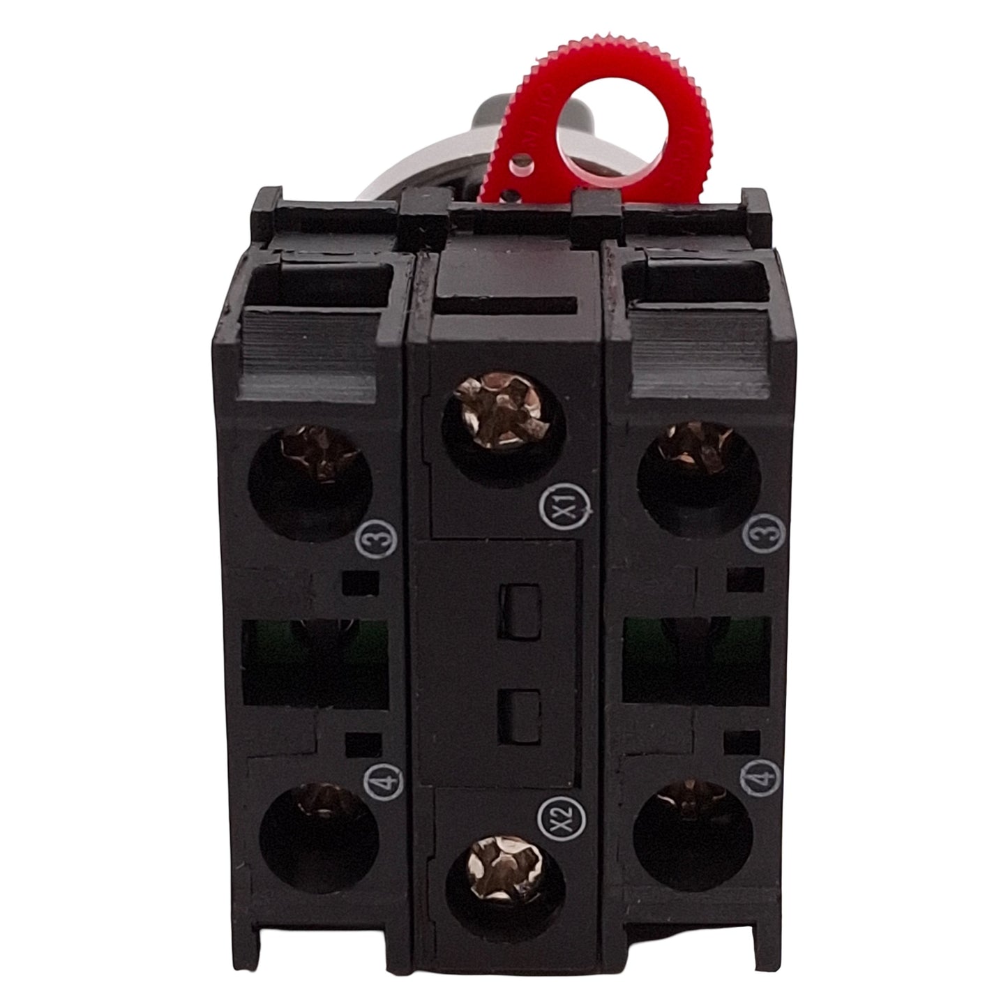 Used Omron A22RW-3MG-24A-20 Green Illuminated Selector Switch, 3-Position, 2NO, 24V